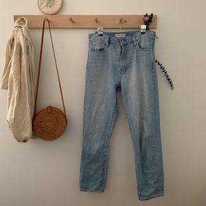 Madewell high rise boyfriend jean